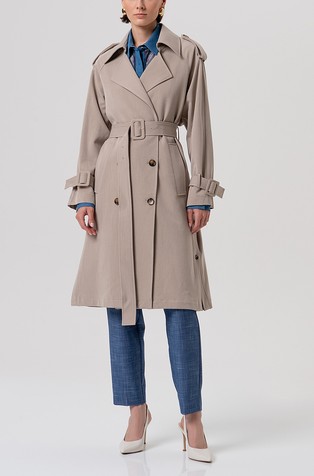 Regular fit dugi baloner s remenom