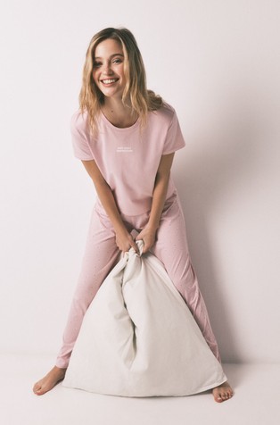 HI&BYE pamučna pidžama kratkih rukava