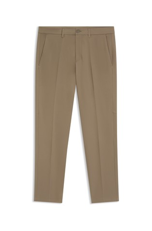 Slim-fit trousers in water-repellent stretch fabric