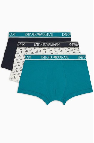 Three-pack of boxer briefs with core logo waistband