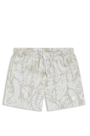 Kupaće hlače od brzosušeće tkanine s tropskim uzorkom