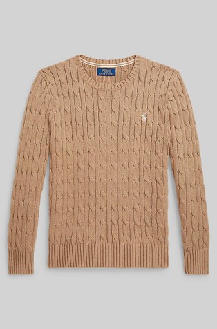 Strukturirano pleten pamučni pulover