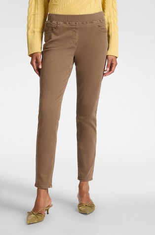 Slim fit hlače od mješavine pamuka