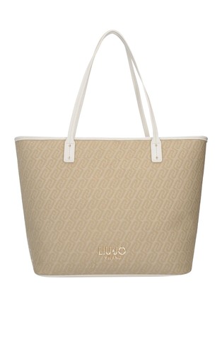 Jacquard fabric tote bag