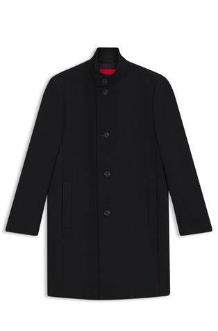 Regular fit kaput od mješavine vune