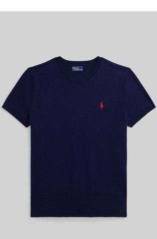 Short-sleeve Crewneck Sweater