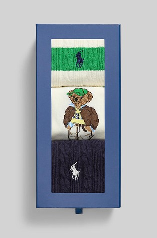 Polo Bear paket od 3 para čarapa