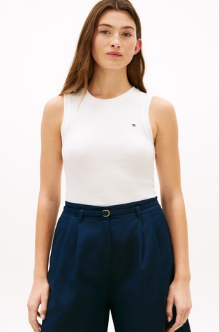 Slim Crew Neck Tank Top