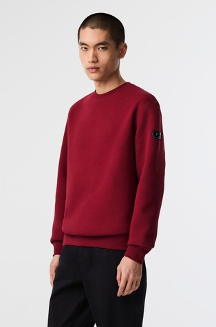 Signature logo pulover od mješavine pamuka