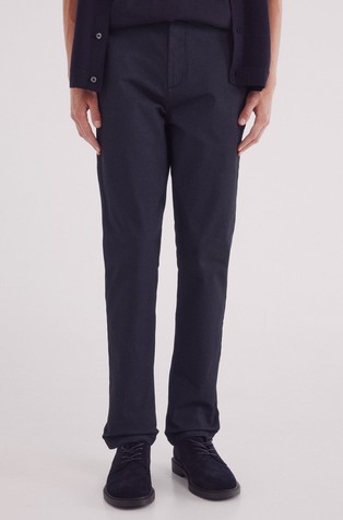 Slim fit chino hlače s mikrouzorkom