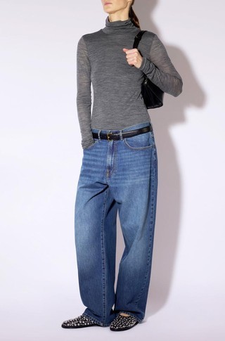 Wool blend turtleneck