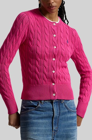 Strukturirano pleten pamučni kardigan