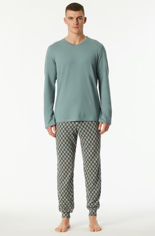 Casual Essentials - pamučna pidžama dugih rukava