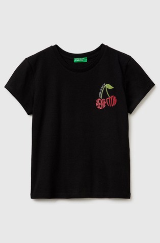 Majica kratkih rukava sa svjetlucavom logo grafikom