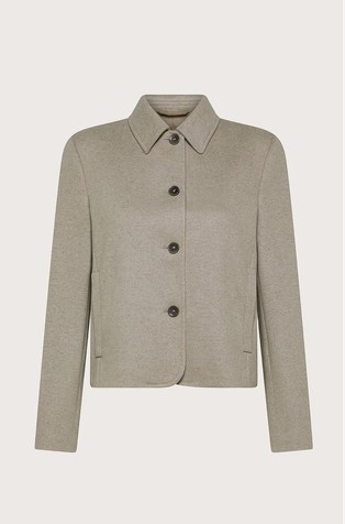 Cropped flanelska košulja-jakna