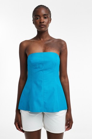 TSROSA top od viskoze s otkrivenim ramenima