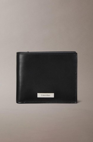 Kožni novčanik s logo pločicom