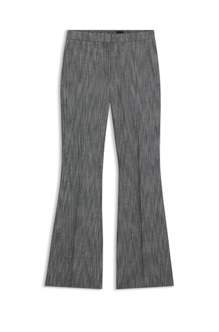 Regular fit hlače s meliranim uzorkom