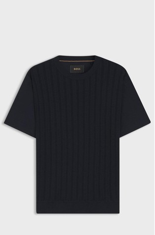 Cotton-silk T-shirt