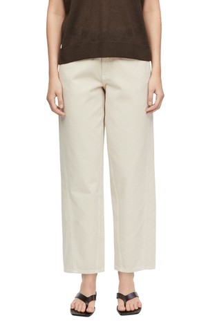 Barrel fit jeans hlače od obojenog denima