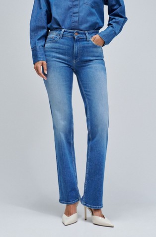 Destiny Push Up jeans hlače s ravnim nogavicama