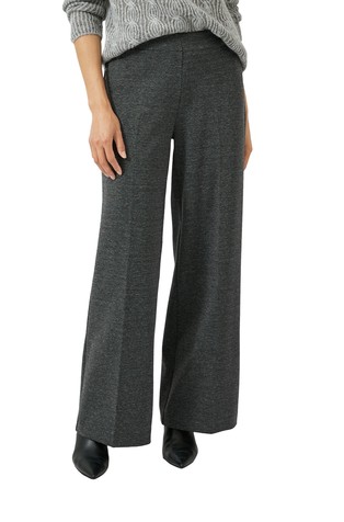 Mottled pants with extra wide leg