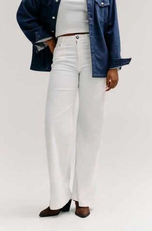 Jeans hlače sa širokim nogavicama