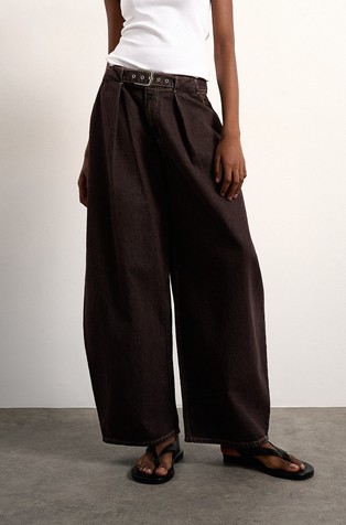 TSBELLE barrel fit jeans hlače