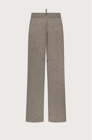 Pletene hlače od mješavine vune s podesivom vezicom