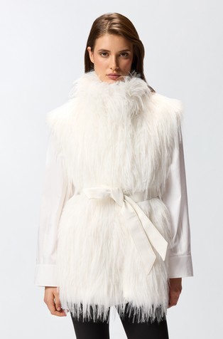 Prsluk od umjetnog krzna