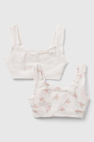 Paket od 2 grudnjaka od elastičnog organskog pamuka