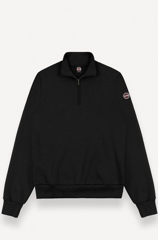 Pulover od mješavine pamuka s djelomičnim kopčanjem