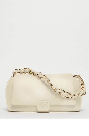 Medium bag with wowen handle