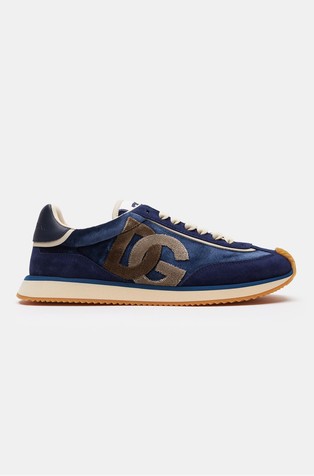 DG Cushion sneakers in suede and velvet