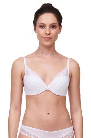 Midnight Flowers grudnjak s dubokim izrezom