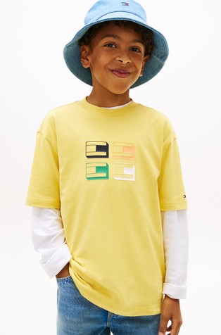 Logo majica kratkih rukava od pamučnog jerseya