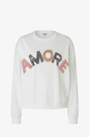 Pulover s Amore natpisom