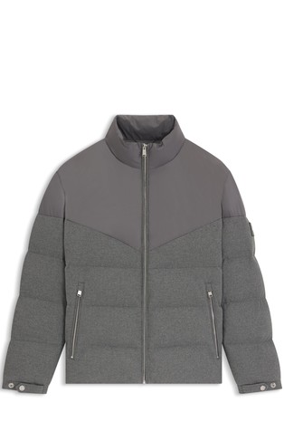 Vodootporna prošivena jakna od kombinacije tkanina