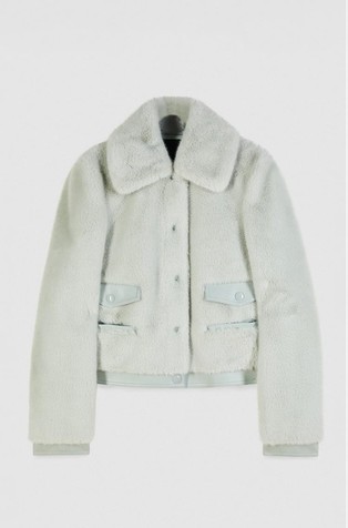 Kratka čupava jakna