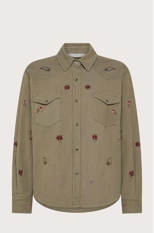 Baršunasta košulja s vezovima