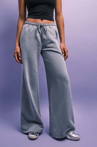 HI&BYE fleece flare trousers