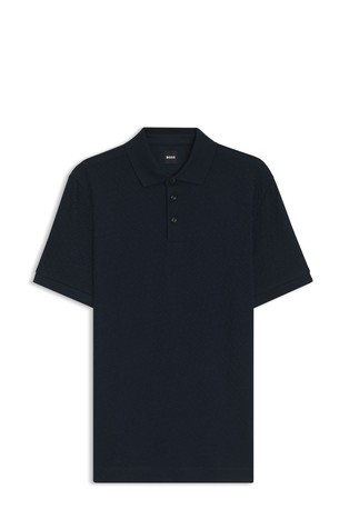 Pamučna polo majica sa žakard monogramima