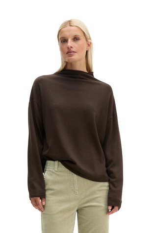 Oversized fit pleten pulover od mješavine vune