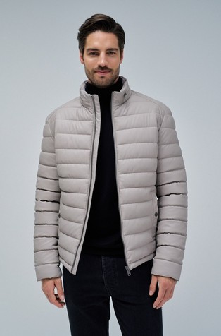 Lagana prošivena jakna od umjetne kože