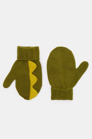 Pletene rukavice sa životinjskim motivom