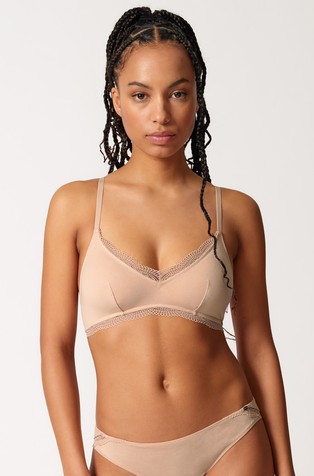Classicotton soft padded bra