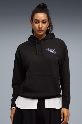 Essentials Nature 2.0 pulover s kapuljačom i logo otiskom