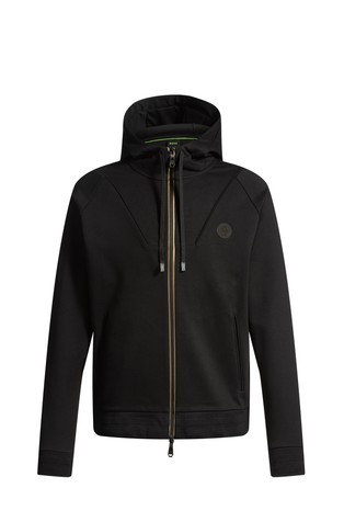 Pulover od mješavine pamuka s kapuljačom i dvostrukim B-monogramom