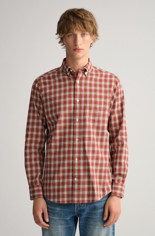 Regular fit flannel check shirt