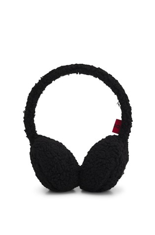 Grijači za uši od kovrčave tkanine s izvezenim logotipom